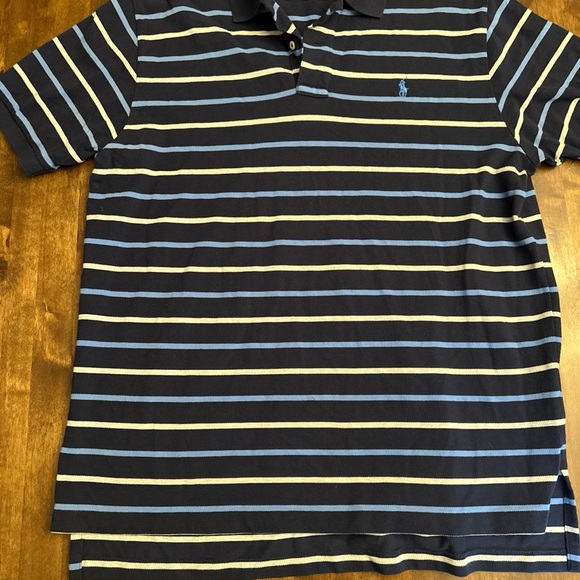 Polo Ralph Lauren Other - VTG Polo Ralph Lauren Stripe Shirt Pony Blue XL Preppy Office‎ Nautical Coastal